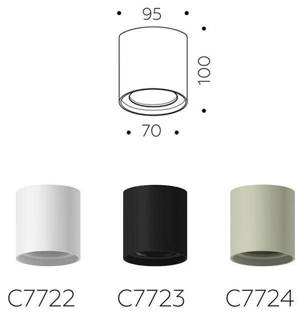 Накладной светильник Ambrella light C C7722