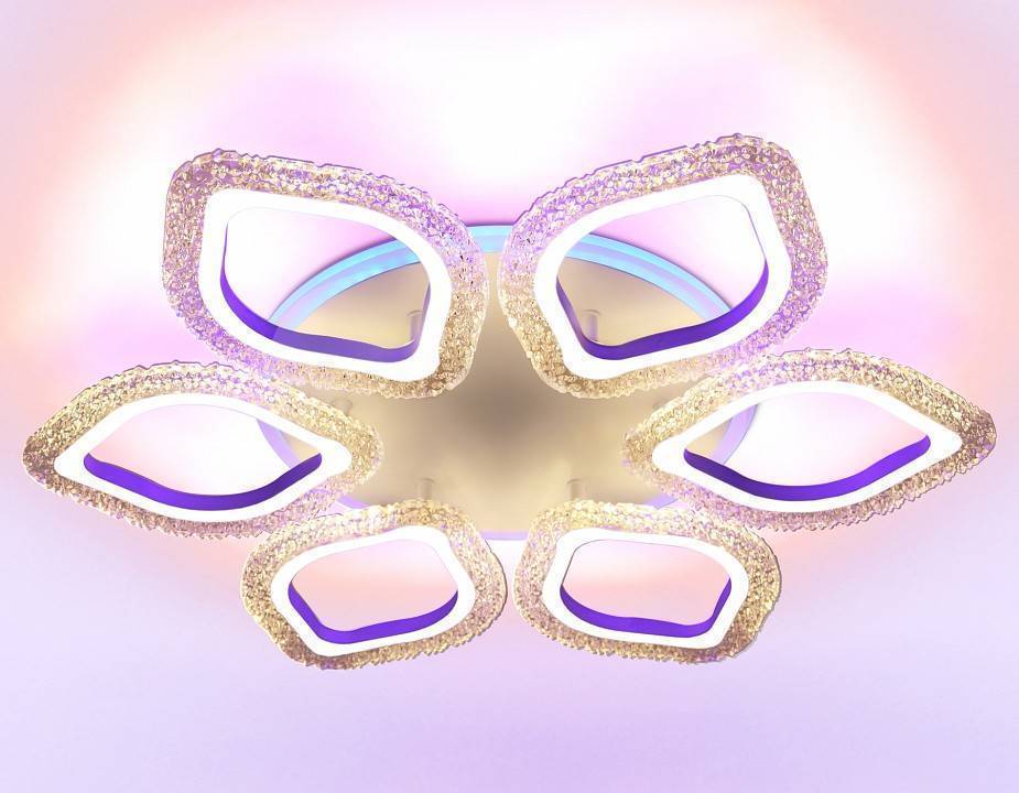 Потолочная светодиодная люстра Ambrella light FA FA4503 108 Вт с пультом FA4503