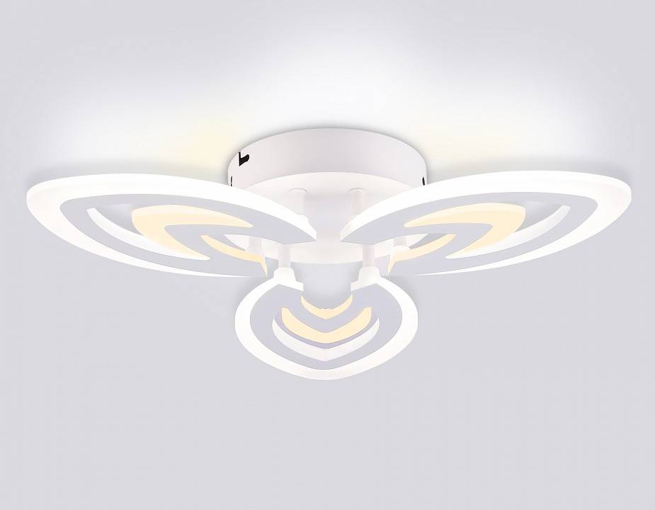 Потолочная светодиодная люстра Ambrella light FA FA4545 108 Вт с пультом FA4545