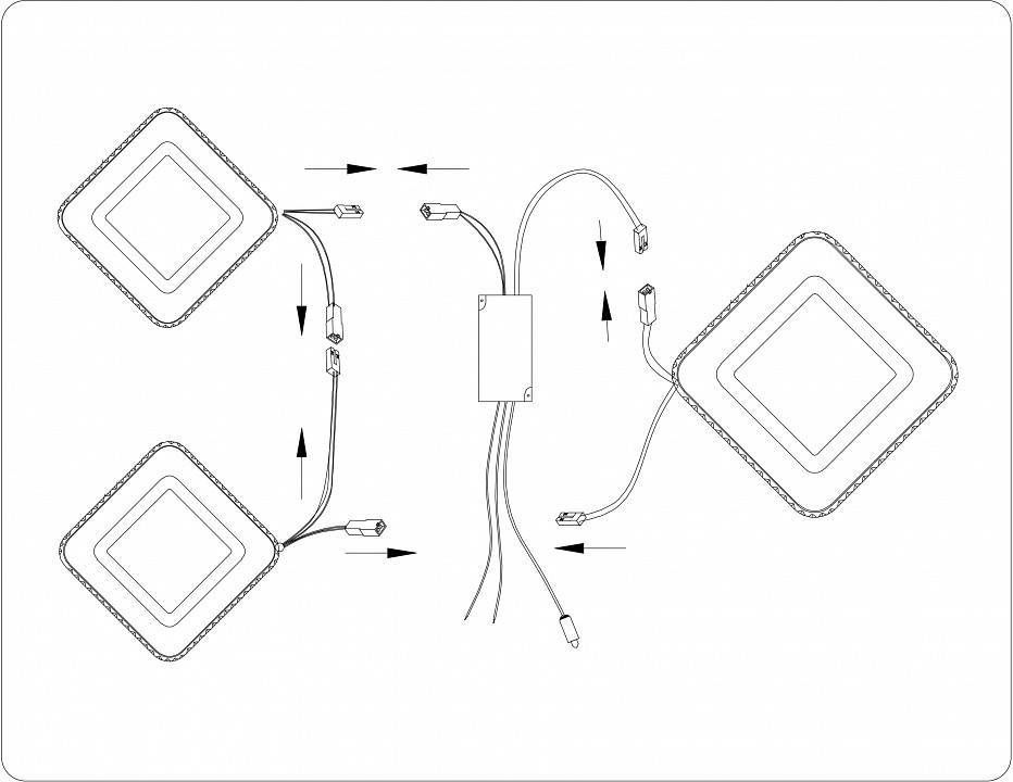 Потолочная люстра Ambrella Light FA FA8877