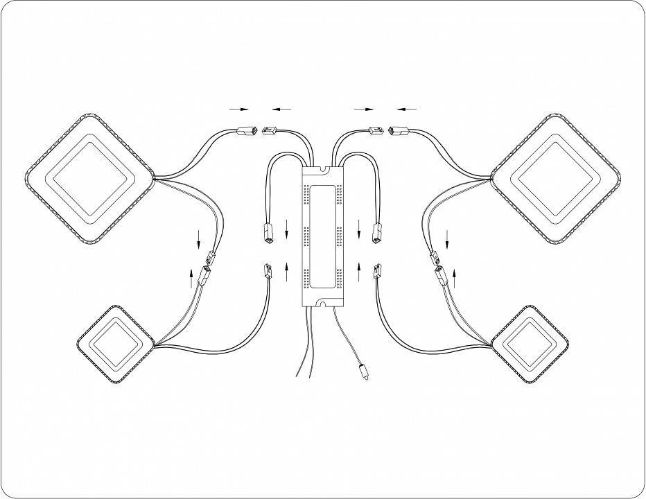 Потолочная светодиодная люстра Ambrella light FA FA8878 88 Вт FA8878