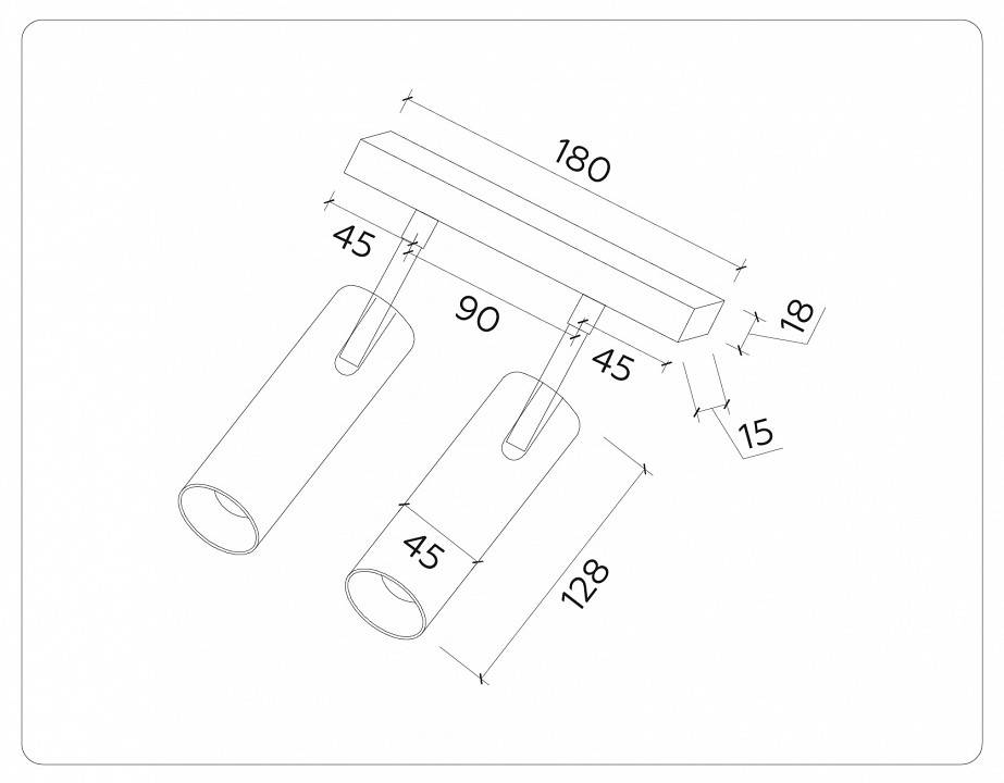 Светильник на штанге Ambrella Light GL GL3901