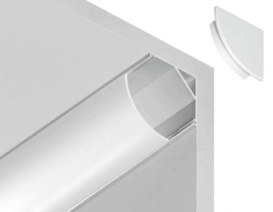 Профиль накладной угловой внутренний Ambrella Light GP GP2100WH