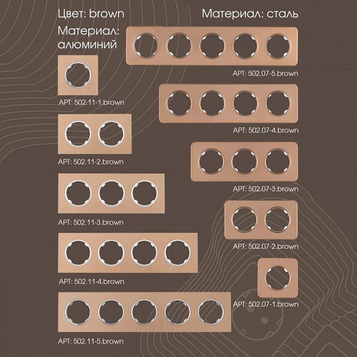 Выключатель двухклавишный с подсветкой без рамки Arte Milano 202 202.31-2.white