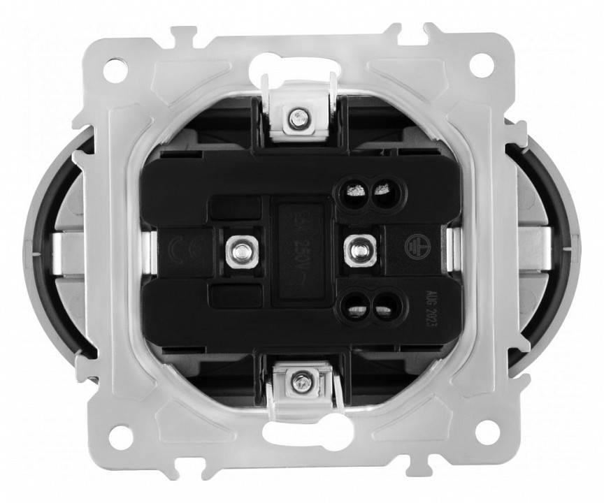 Розетка двойная с заземлением, без рамки Arte Milano am-202 202.40-2.silver