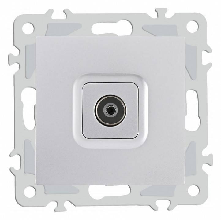 ТВ-розетка без рамки Arte Milano am-206 206.43-1.silver