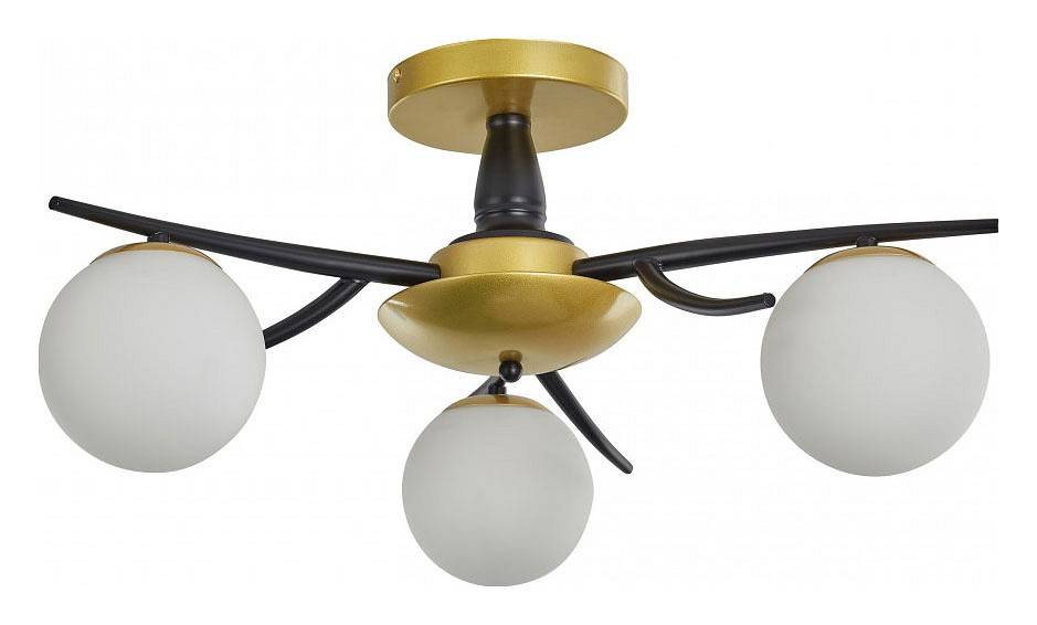 Потолочная люстра Arte Milano Neapolis 273408/3 BK/GD