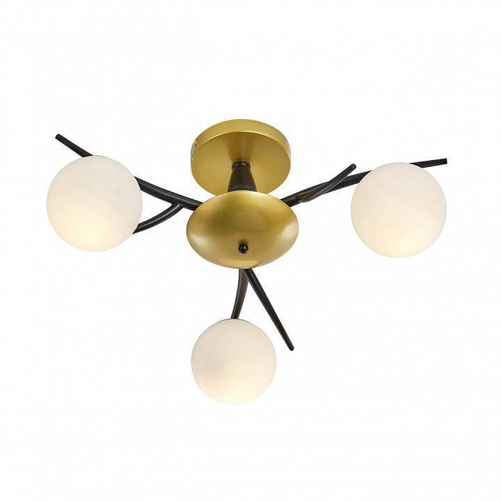 Потолочная люстра Arte Milano Neapolis 273408/3 BK/GD