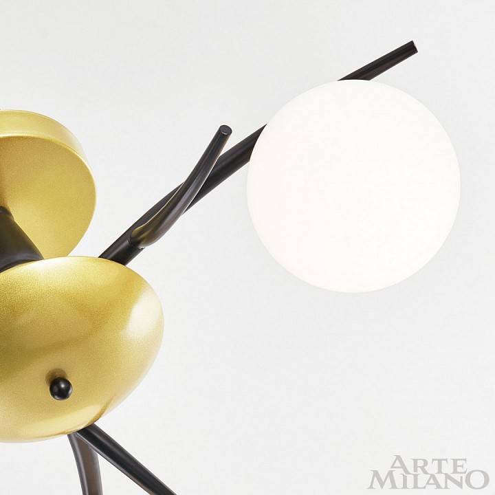 Потолочная люстра Arte Milano Neapolis 273408/3 BK/GD