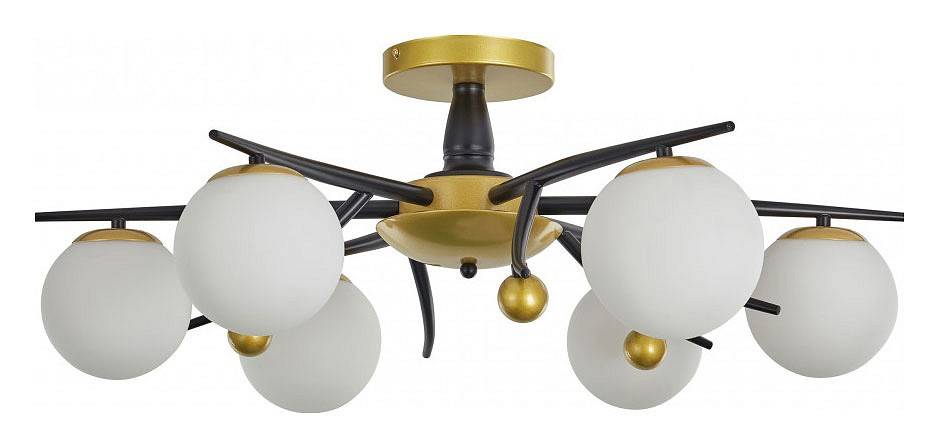 Потолочная люстра Arte Milano Neapolis 273408/6 BK/GD
