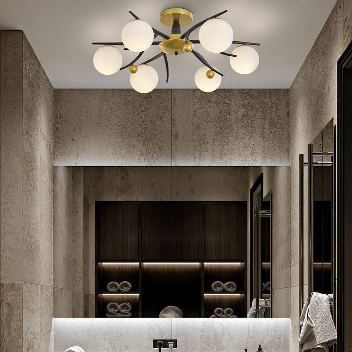 Потолочная люстра Arte Milano Neapolis 273408/6 BK/GD