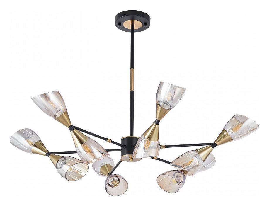 Люстра на штанге Arte Milano Neapolis 276708/12 BK/GD