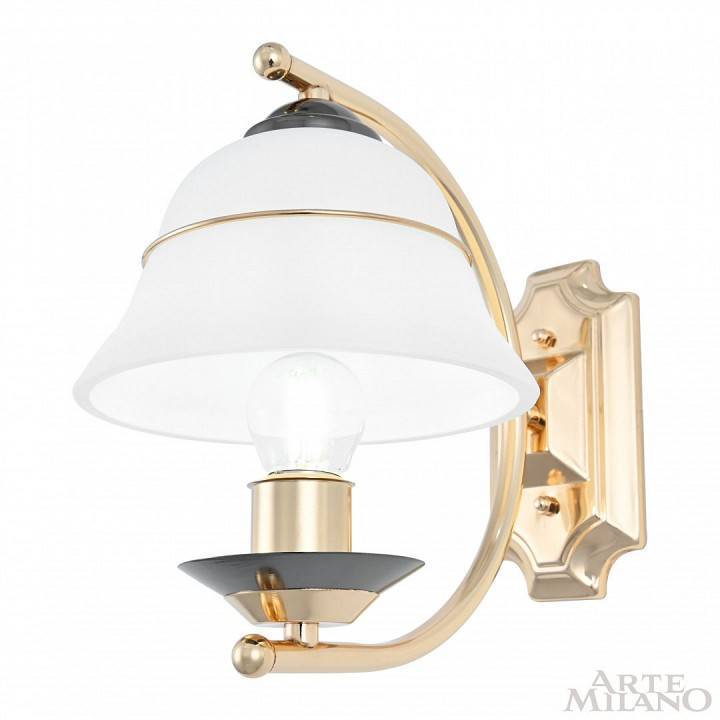 Бра Arte Milano Florentia 301240/1W Bk/Gd