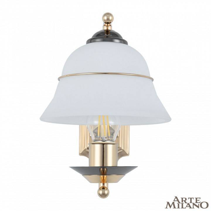 Бра Arte Milano Florentia 301240/1W Bk/Gd