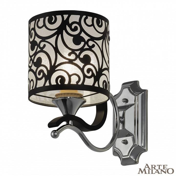 Бра Arte Milano Florentia 304957/1W Bk/Ni
