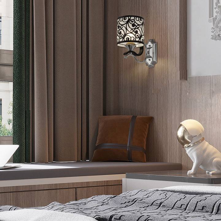 Бра Arte Milano Florentia 304957/1W Bk/Ni