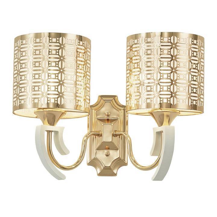 Бра Arte Milano Florentia 8857 2 лампы 308857/2W Wh/Gd