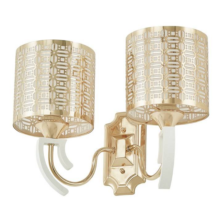 Бра Arte Milano Florentia 8857 2 лампы 308857/2W Wh/Gd