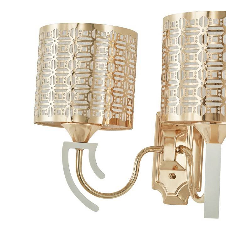 Бра Arte Milano Florentia 8857 2 лампы 308857/2W Wh/Gd