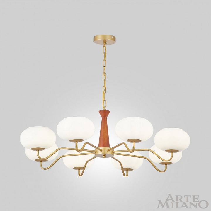 Подвесная люстра Arte Milano AM-Napoli 310166/D900/8 BS/WD