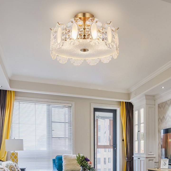 Люстра на штанге Arte Milano AM-Rim D400 латунь 313009/D400 BS