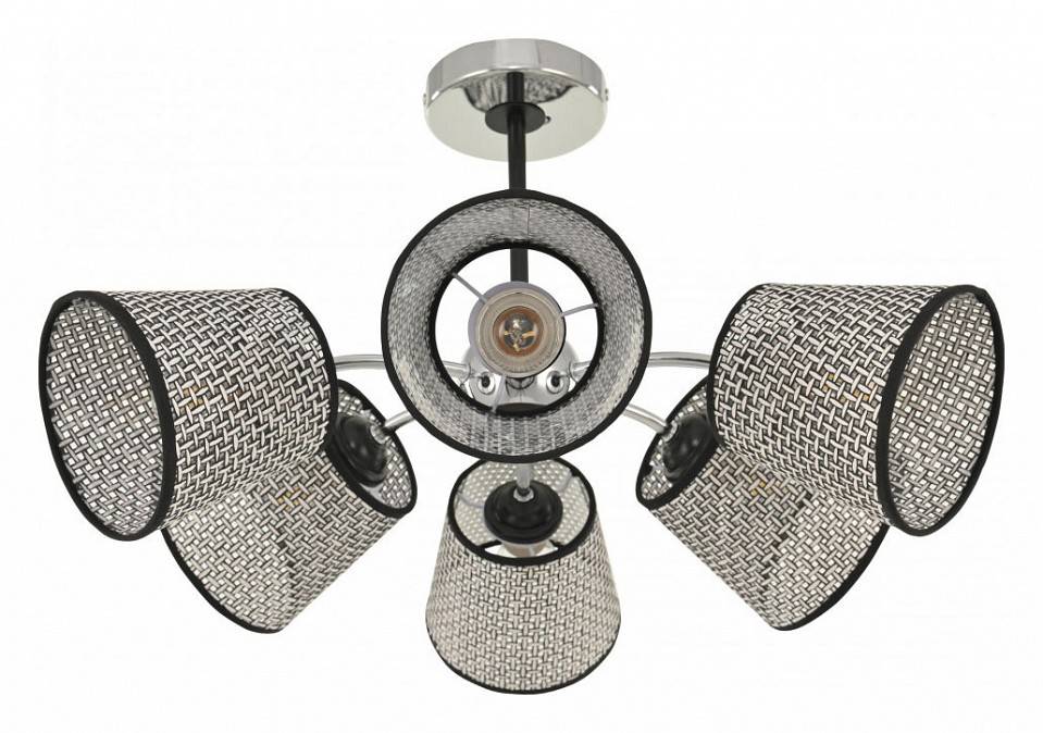 Люстра на штанге Arte Milano Napoli 6 ламп 320007/3+3 CR.BK