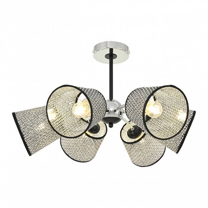 Люстра на штанге Arte Milano Napoli 6 ламп 320007/3+3 CR.BK