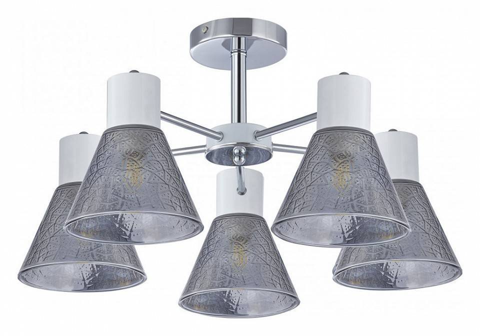 Люстра на штанге Arte Milano Napoli-322408 322408/5 CR+WH