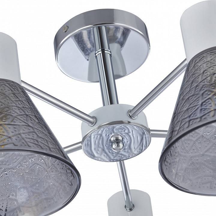 Люстра на штанге Arte Milano Napoli-322408 322408/5 CR+WH