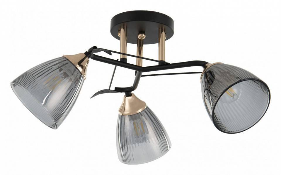 Потолочная люстра Arte Milano AMALFI 3 лампы 322610/3 BK+FG