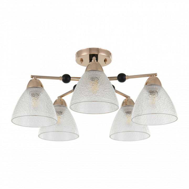 Люстра на штанге Arte Milano Napoli 5 ламп 324119/5 FG+BK