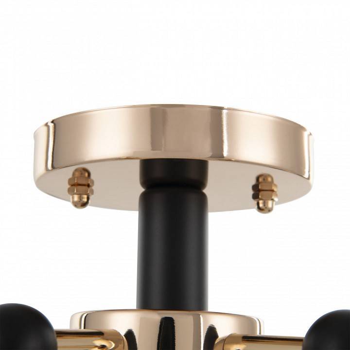 Люстра на штанге Arte Milano Napoli 5 ламп 324119/5 FG+BK