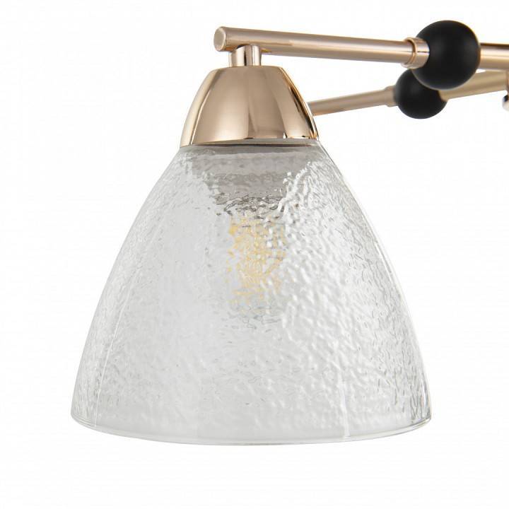 Люстра на штанге Arte Milano Napoli 5 ламп 324119/5 FG+BK