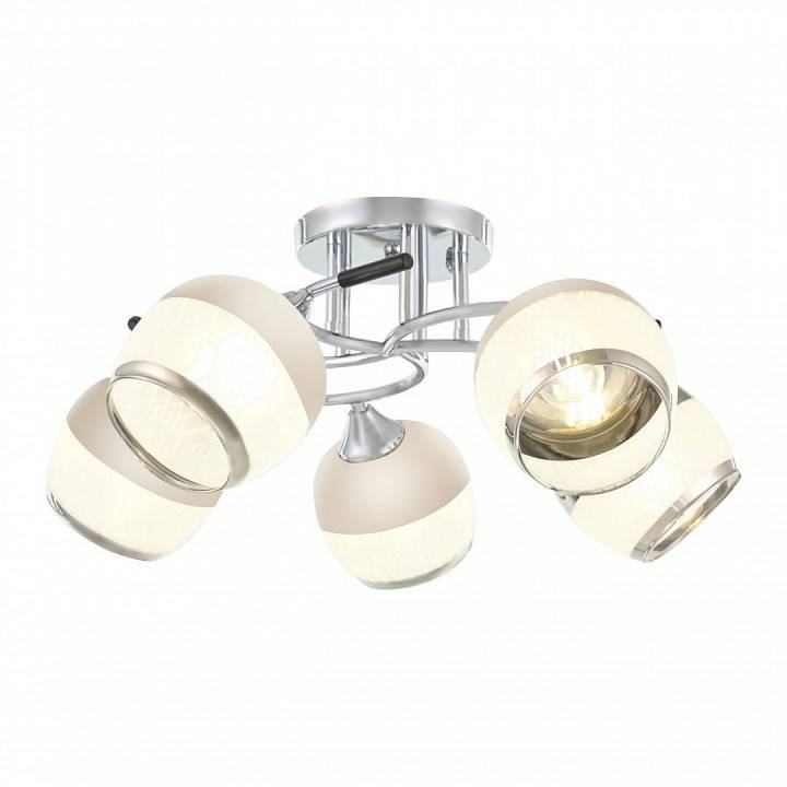 Потолочная люстра Arte Milano AMALFI 325885 5 ламп 325985/5 CR+BK