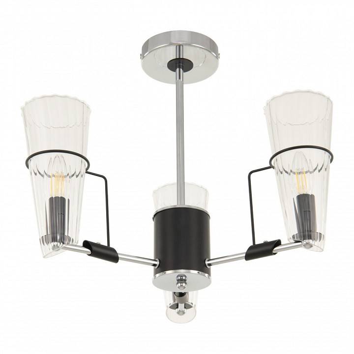 Люстра на штанге Arte Milano Napoli 328107/3 CR.BK