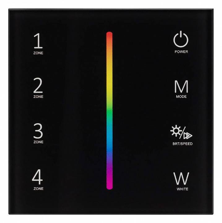 Панель-регулятора цвета RGBW  сенсорный встраиваемый Arlight SMART 027104