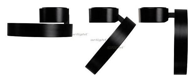 Светильник на штанге Arlight SP-RONDO-FLAP-R250-30W Day4000 (BK, 110 deg) 028171