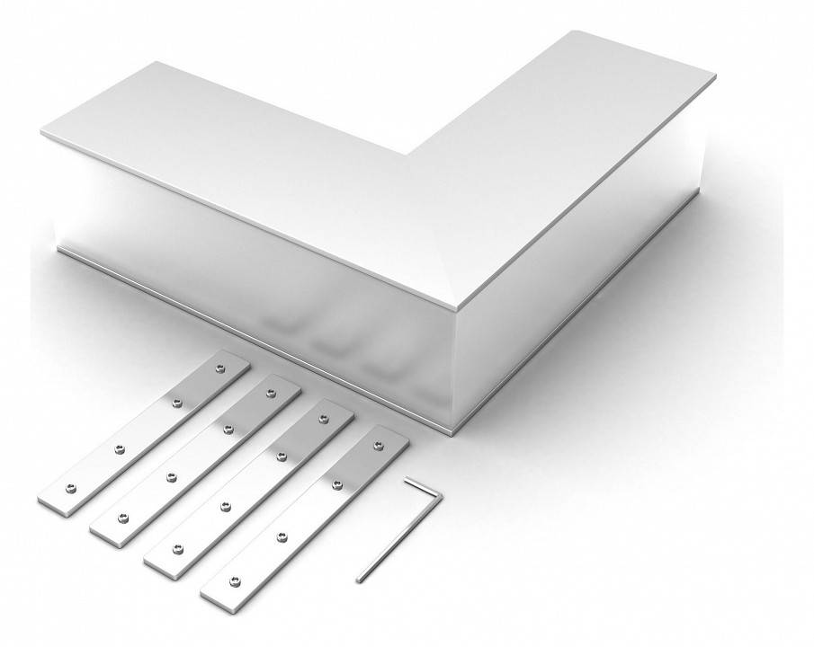 Соединитель угловой L-образный накладной Arlight S-LUX 030140