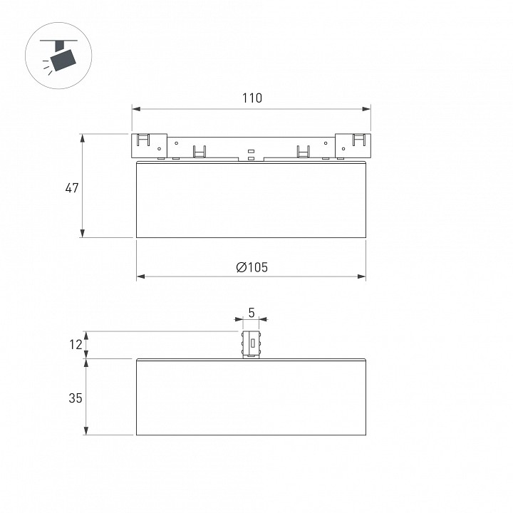 Накладной светильник Arlight MICROCOSM 051776