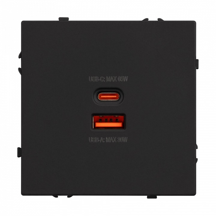 Розетка 2хUSB type A и C без рамки Arlight SCT 054317