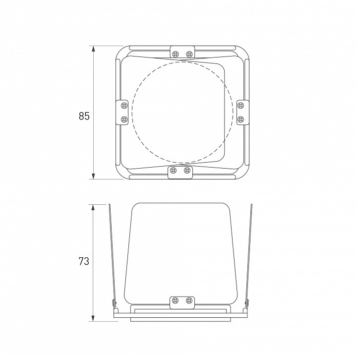 Плафон металлический Arlight ARTIFACT 057161