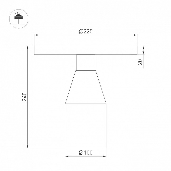 Настольная лампа декоративная Arlight CROOD 061770