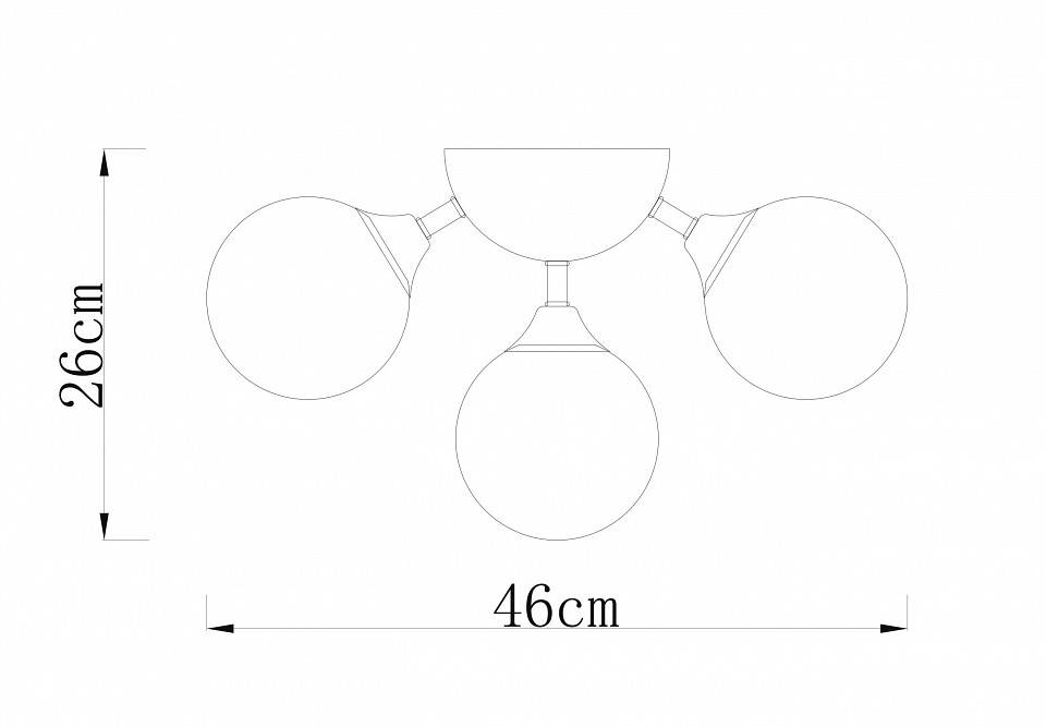 Потолочная люстра Arte Lamp Fobos 5 ламп A2704PL-5SG