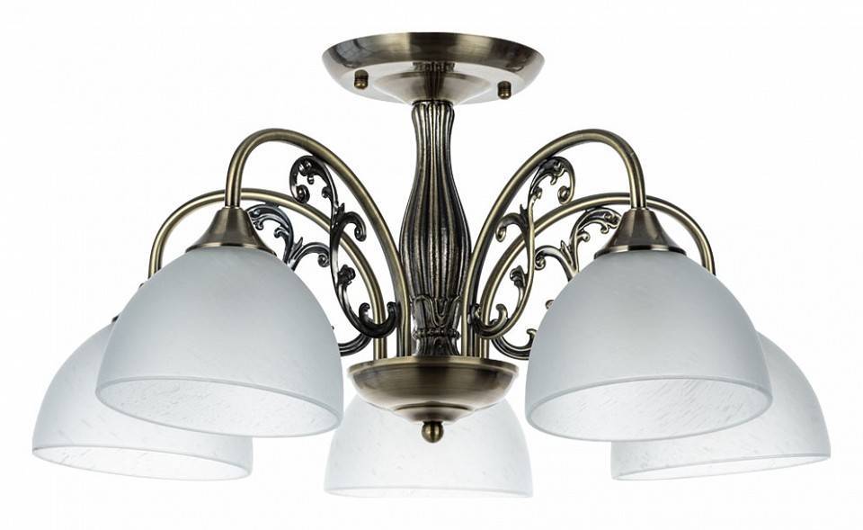 Люстра на штанге Arte Lamp Spica 5 ламп A3037PL-5AB