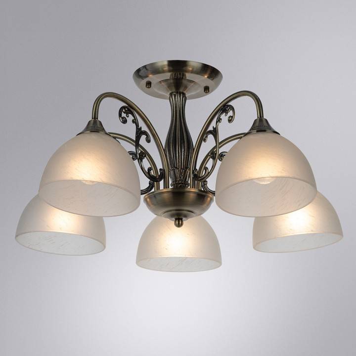 Люстра на штанге Arte Lamp Spica 5 ламп A3037PL-5AB