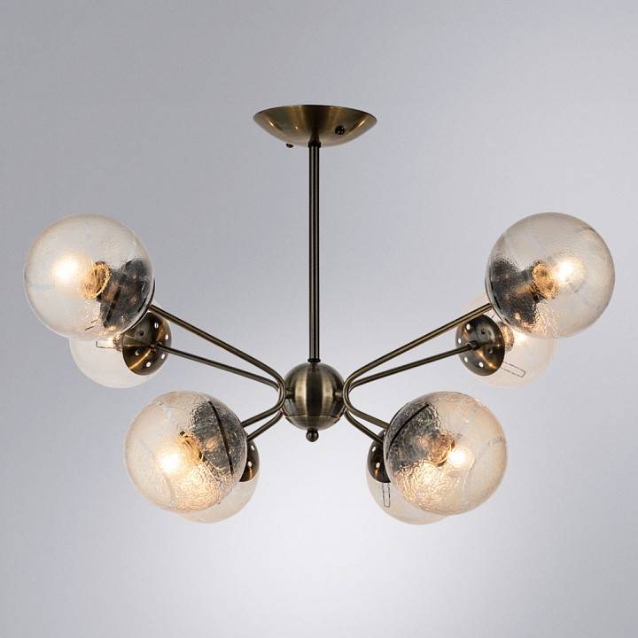 Люстра на штанге Arte Lamp Meissa 8 ламп A4164PL-8AB