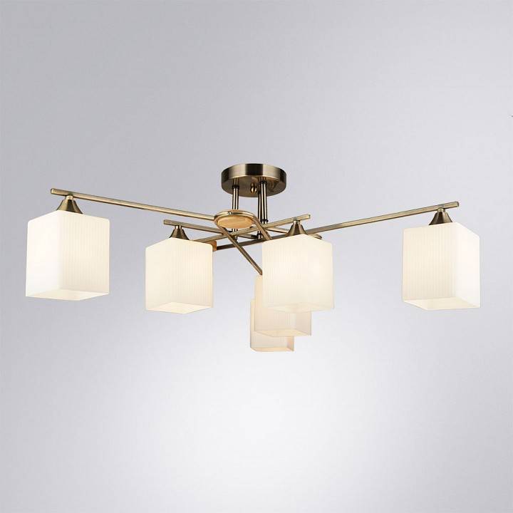 Потолочная люстра Arte Lamp Largo 6 ламп A4497PL-6AB