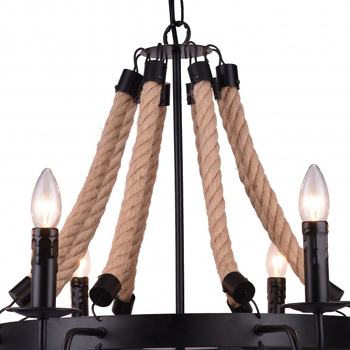 Подвесная люстра Arte Lamp Marsiglia A8956LM-8BK