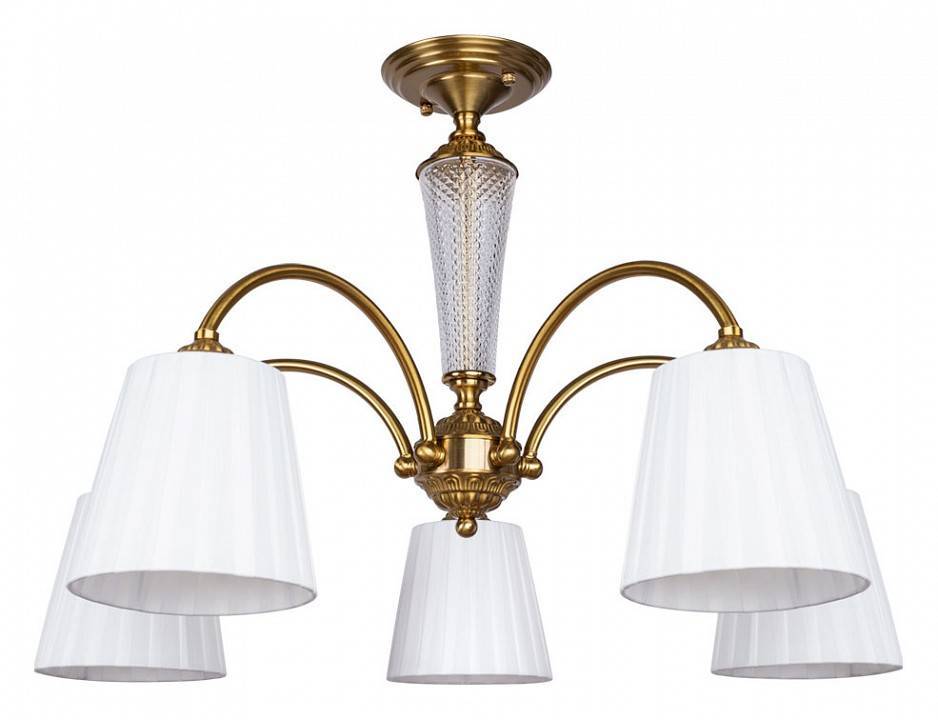 Люстра на штанге Arte Lamp Gracie 5 ламп A7301PL-5PB