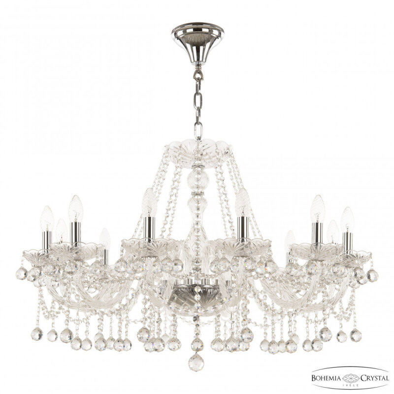Подвесная люстра Bohemia Ivele Crystal 108 108/12/300 Ni